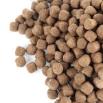A pile of fish feed